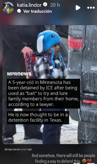 Francisco Lindor's wife Katia condemns ICE for detention of children in Minneapolis: "It's cruelty"