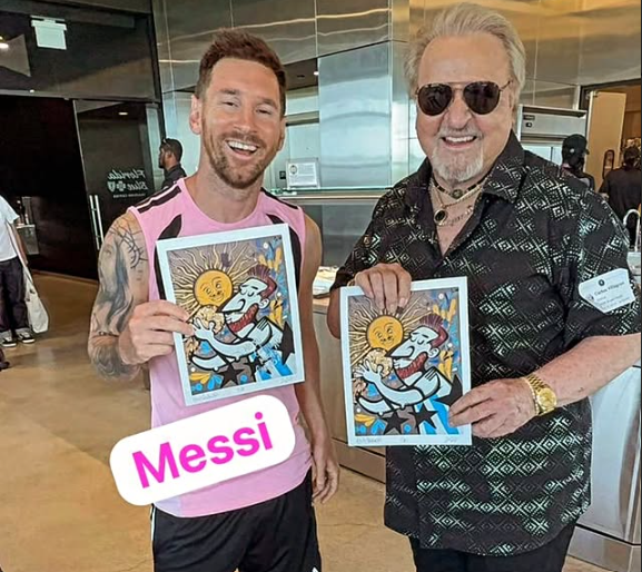 El beso viral a Messi protagonizado por el m�tico Quico