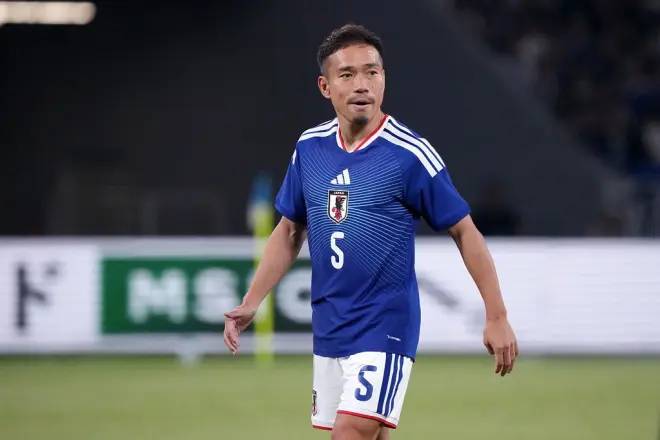 Yuto Nagatomo, en un partido con la selección de Japón