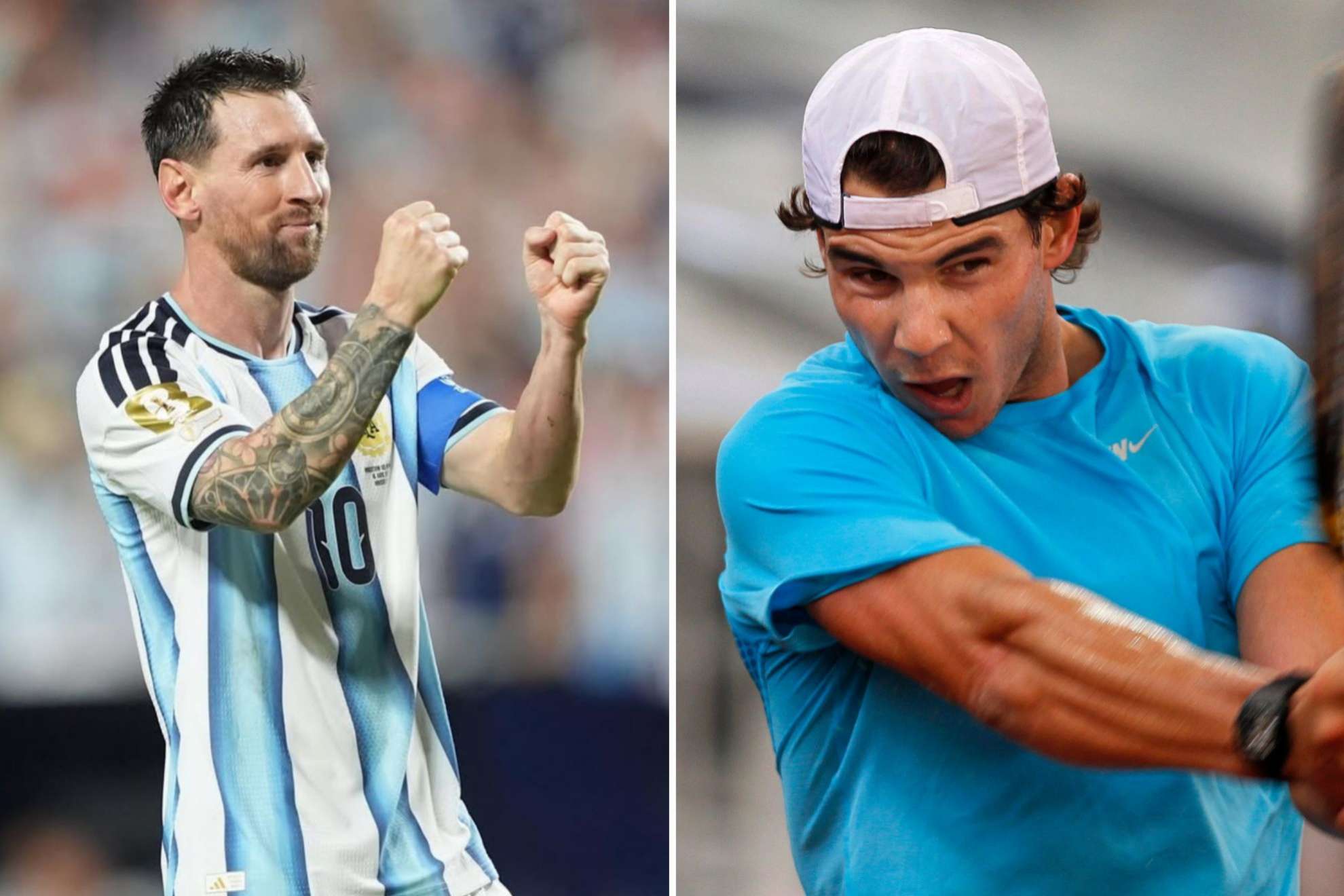 Para Messi, Rafael Nadal es una persona con la que se identifica profundamente.