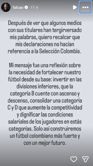 Palabras de Falcao tras la eliminación de Colombia del Mundial