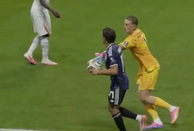 El pique entre Pickford y Giuliano Simeone